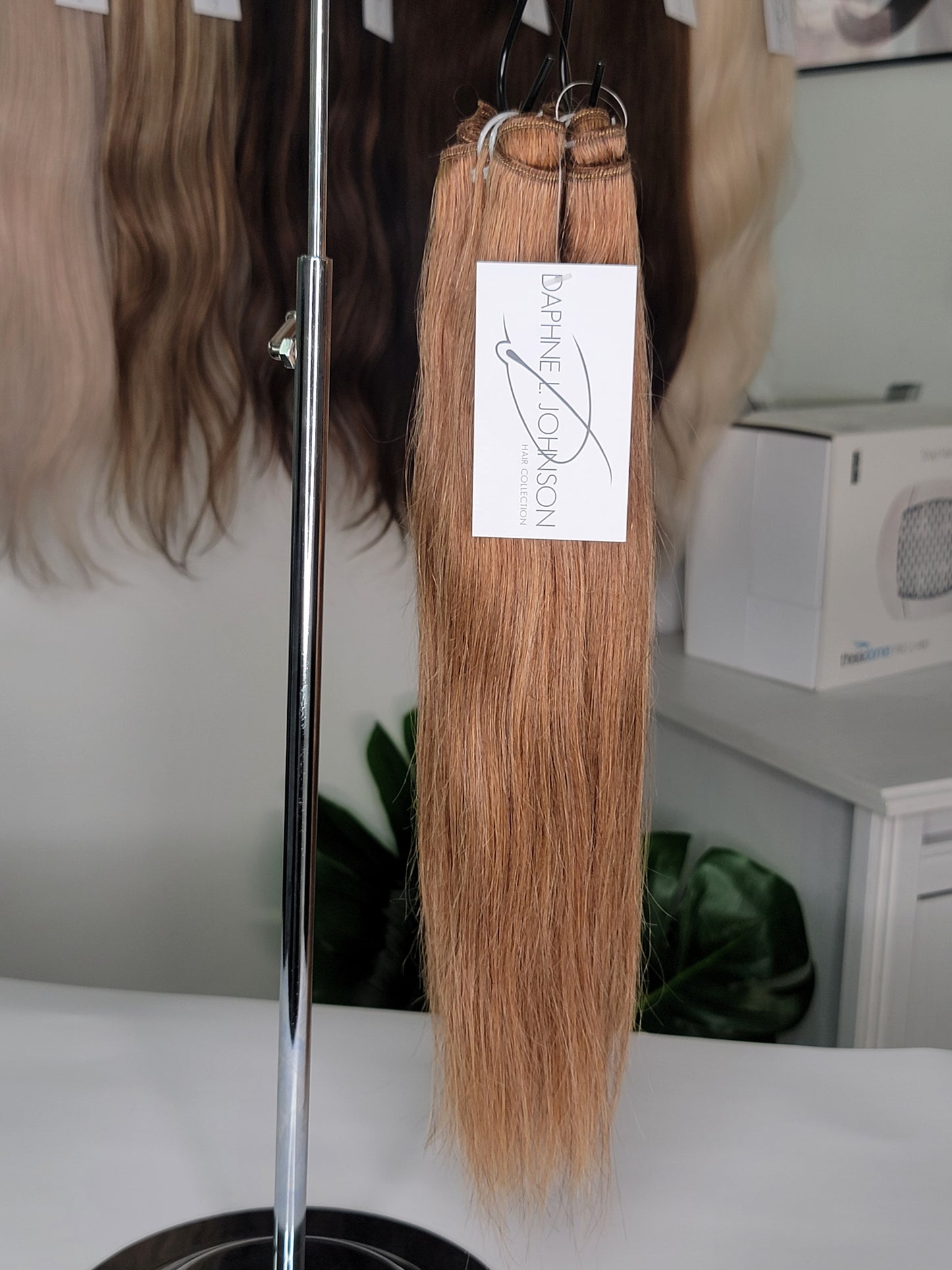 100% Human Double Weft Remy Hair Extensions Straight (#8)
